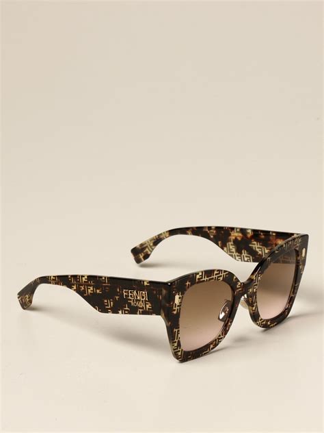 fendi logo glasses|fendi logo sunglasses women.